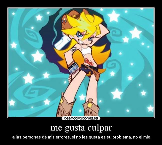 carteles anime panty stocking que muchos entenderan pero importa desmotivaciones