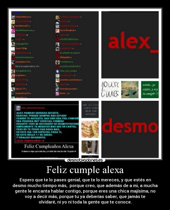 Feliz cumple alexa -