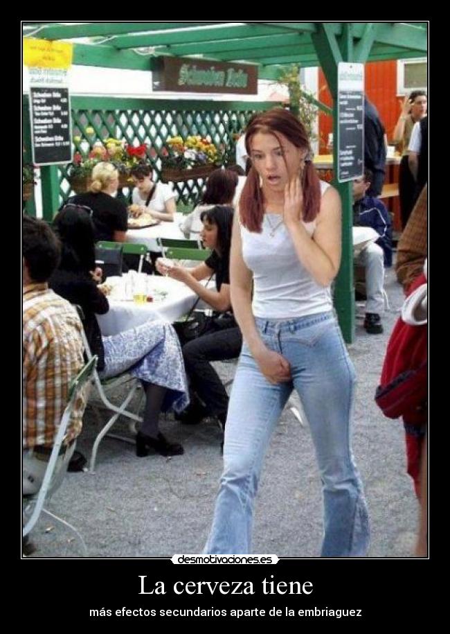 La cerveza tiene - 