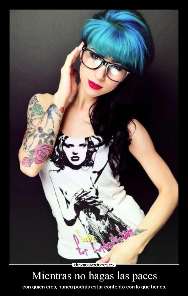 Mientras no hagas las paces -