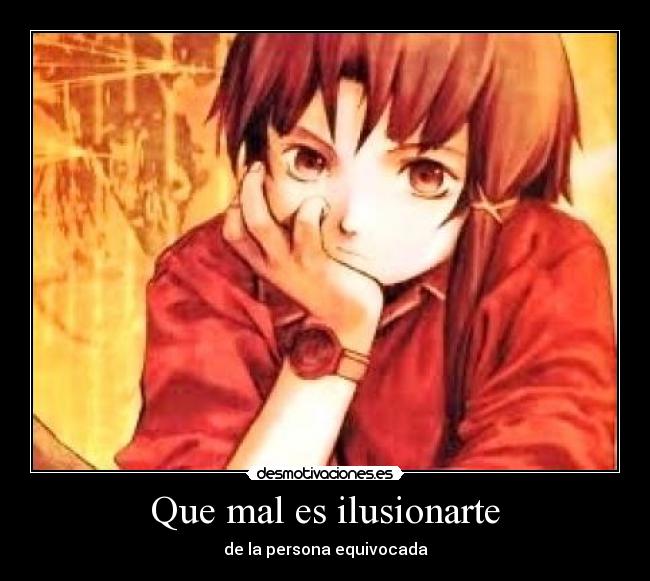 Que mal es ilusionarte - 