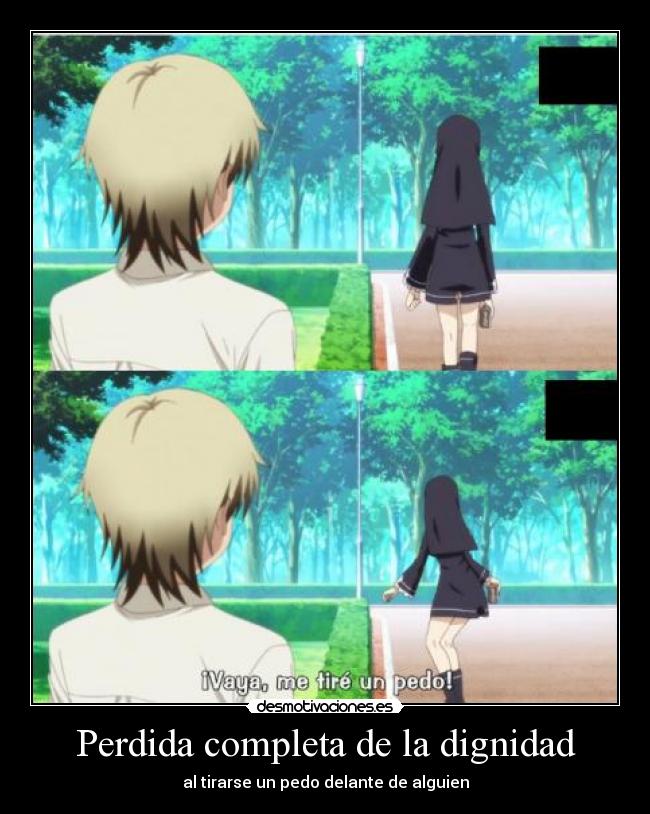 Perdida completa de la dignidad -