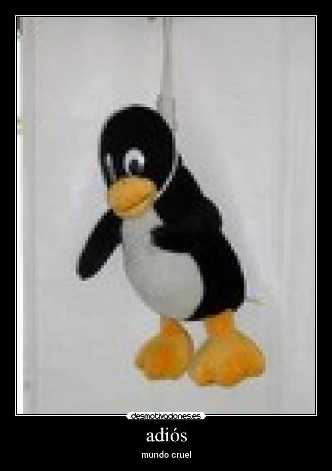 adiós - mundo cruel