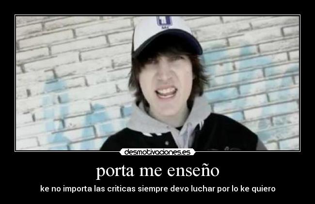 porta me enseño - 