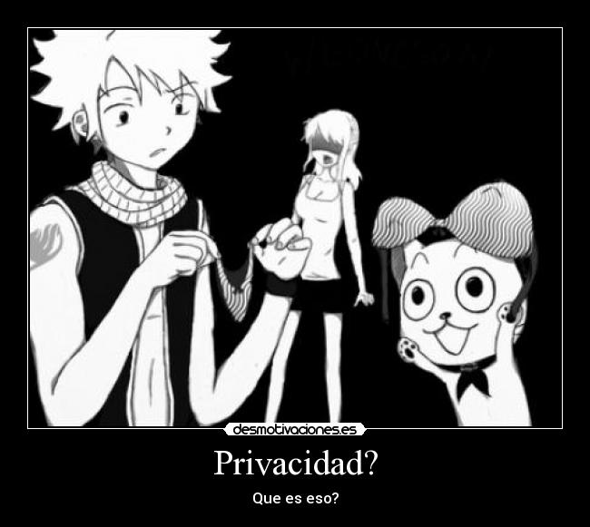 Privacidad? - Que es eso?