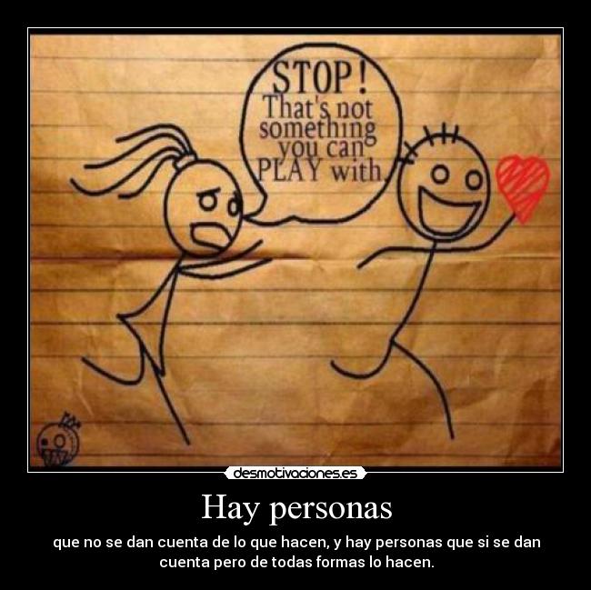 Hay personas -