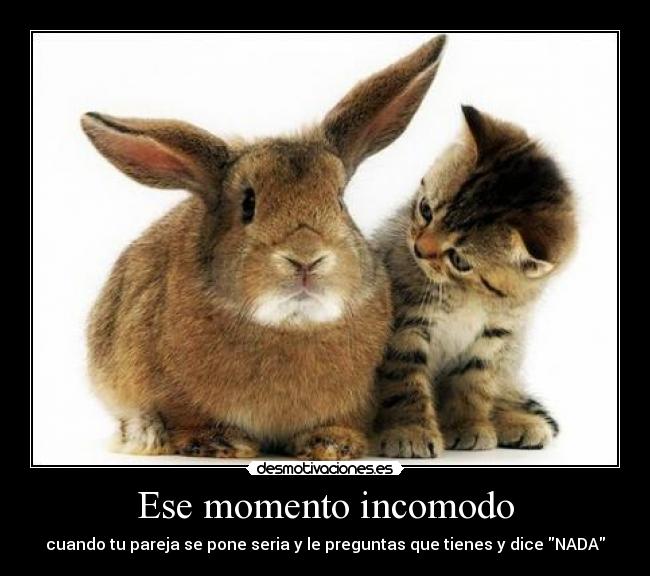 Ese momento incomodo -