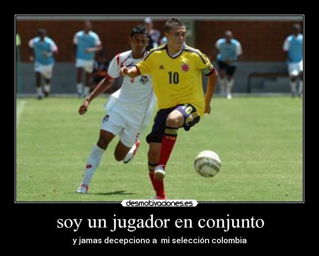 soy un jugador en conjunto -