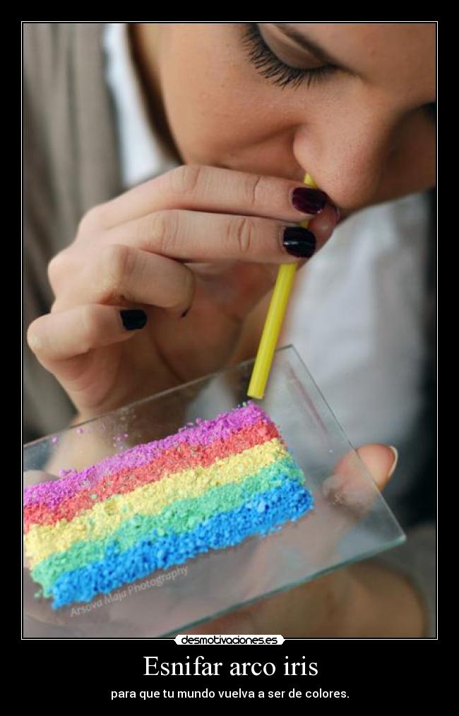 Esnifar arco iris - 