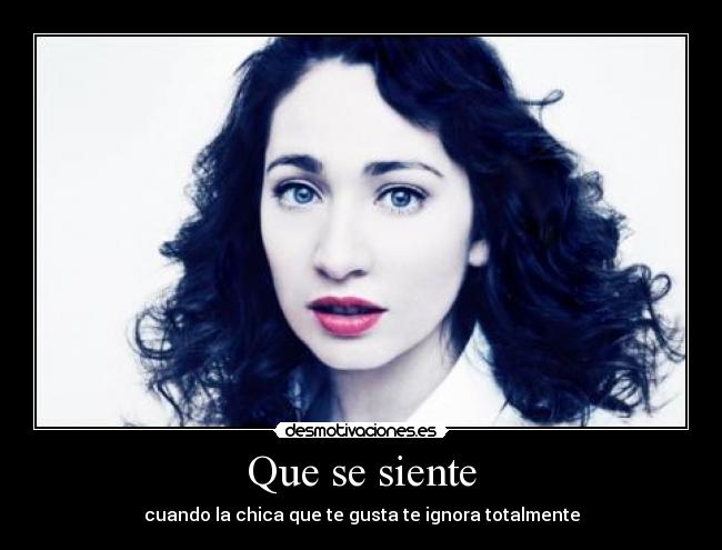 Que se siente -