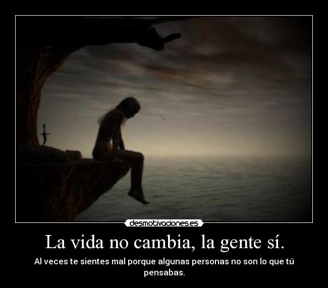 carteles vida vida cambia gente desmotivaciones