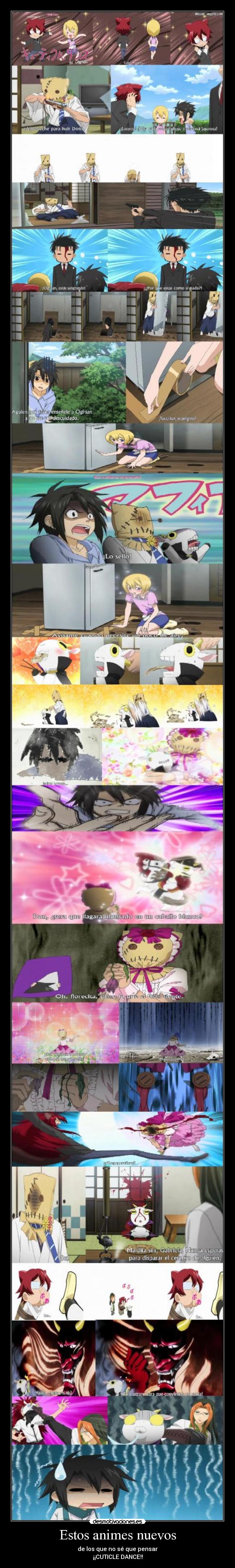 Estos animes nuevos - de los que no sé que pensar
¡¡CUTICLE DANCE!!