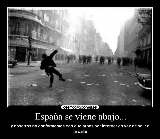 España se viene abajo... -