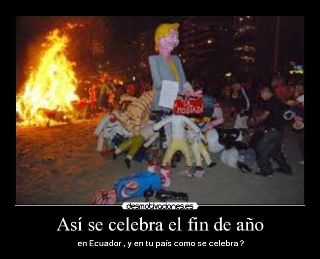 carteles fin ano ecuador desmotivaciones