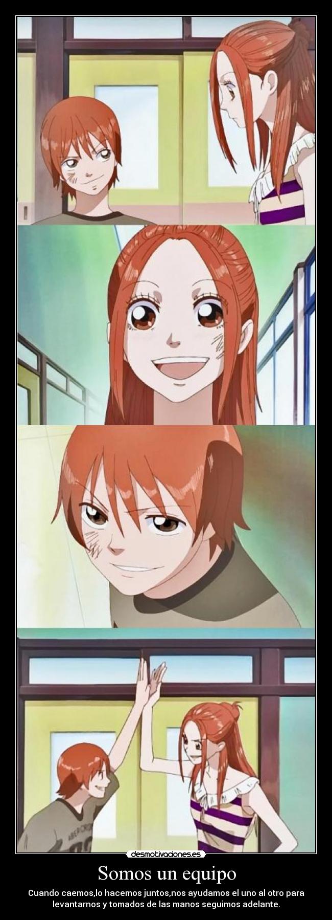 carteles anime lovely complex somos equipo desmotivaciones