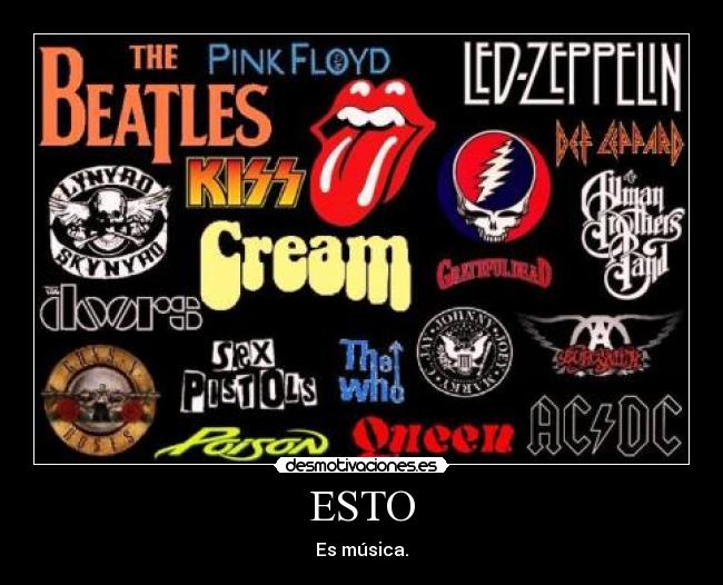 carteles musica rock gnr queen kiss desmotivaciones