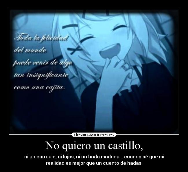 carteles castillo rin kagamine romeo and cinderella cenicienta princesa realidad amor cuento hadas desmotivaciones