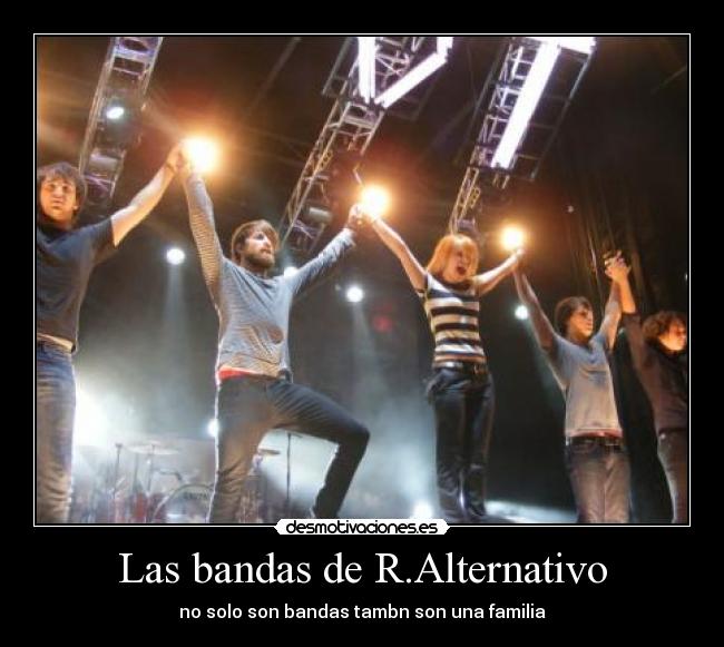 Las bandas de R.Alternativo - no solo son bandas tambn son una familia
