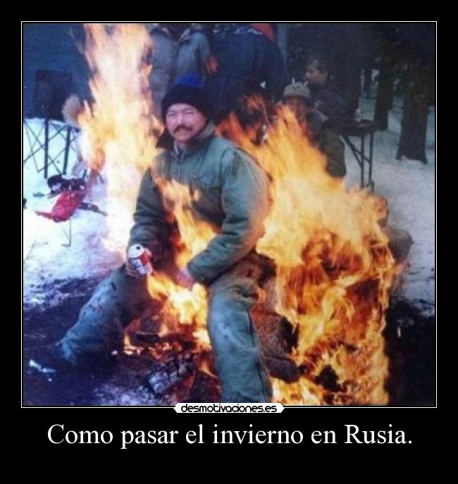 Como pasar el invierno en Rusia. -