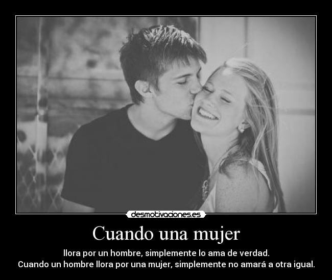 Cuando una mujer -