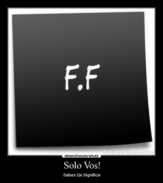 Solo Vos! - 