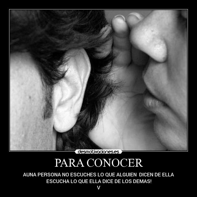 PARA CONOCER -