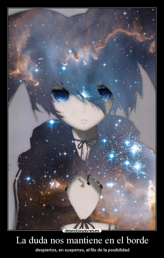 carteles black rock shooter imagen mola muuuuucho por una posibilidad sigo contigo desmotivaciones