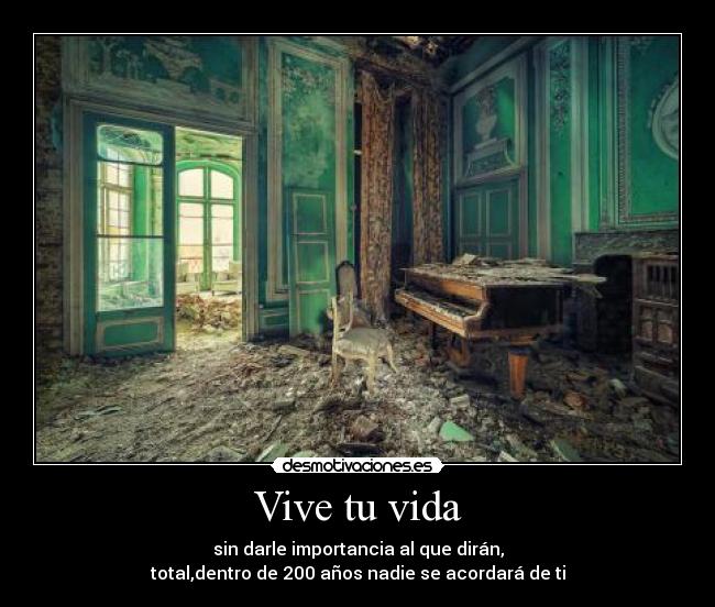 Vive tu vida -
