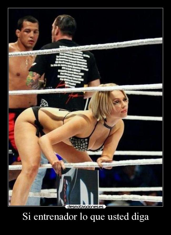 Si entrenador lo que usted diga -