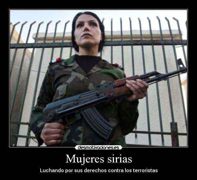 Mujeres sirias - Luchando por sus derechos contra los terroristas