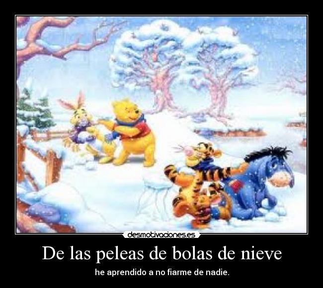 De las peleas de bolas de nieve - 