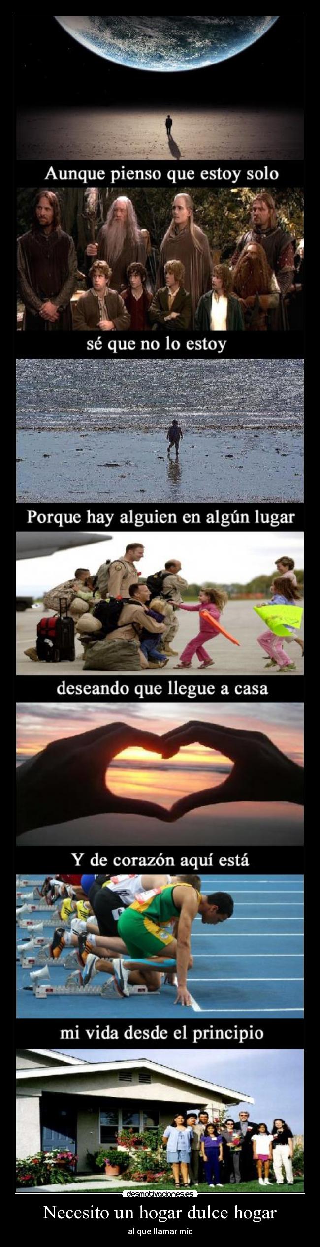 Necesito un hogar dulce hogar - al que llamar mío