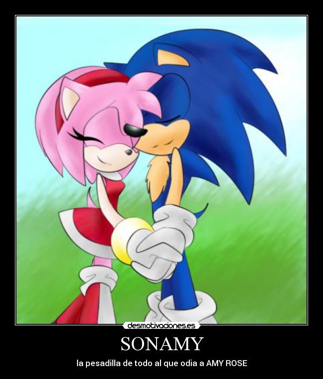 SONAMY - la pesadilla de todo al que odia a AMY ROSE
