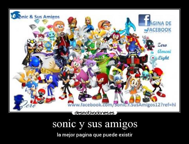 sonic y sus amigos -