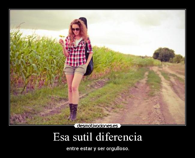 Esa sutil diferencia -