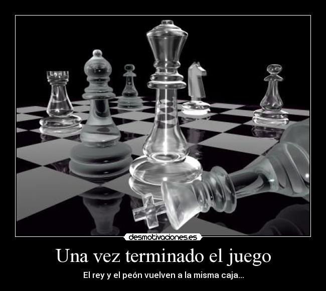 Una vez terminado el juego - 