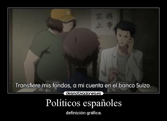 Políticos españoles -