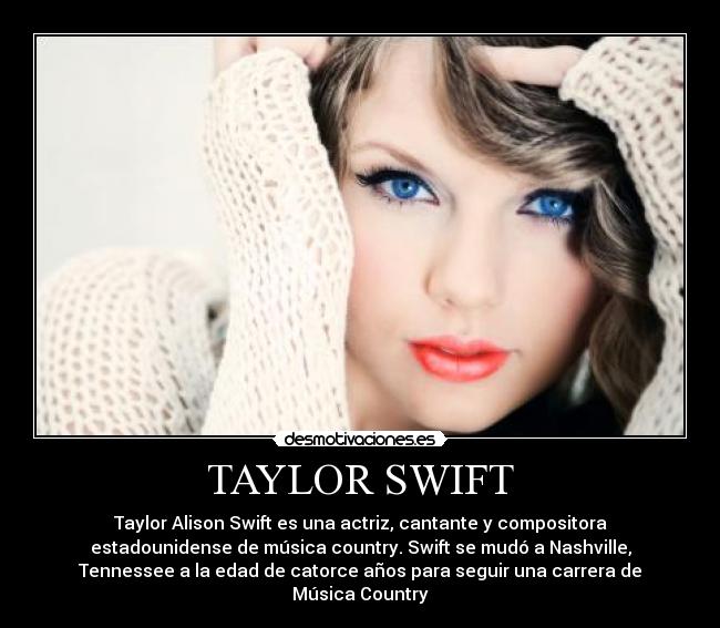 carteles taylor swift desmotivaciones