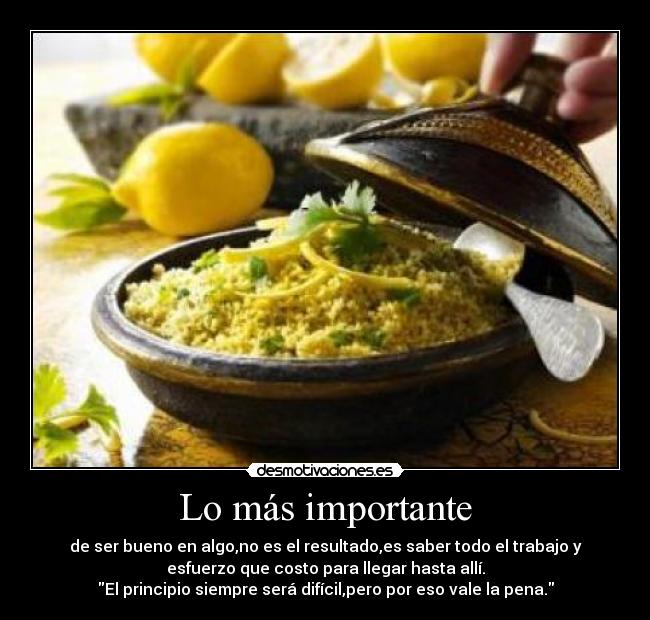 Lo más importante - 