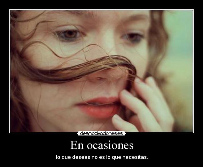 En ocasiones -