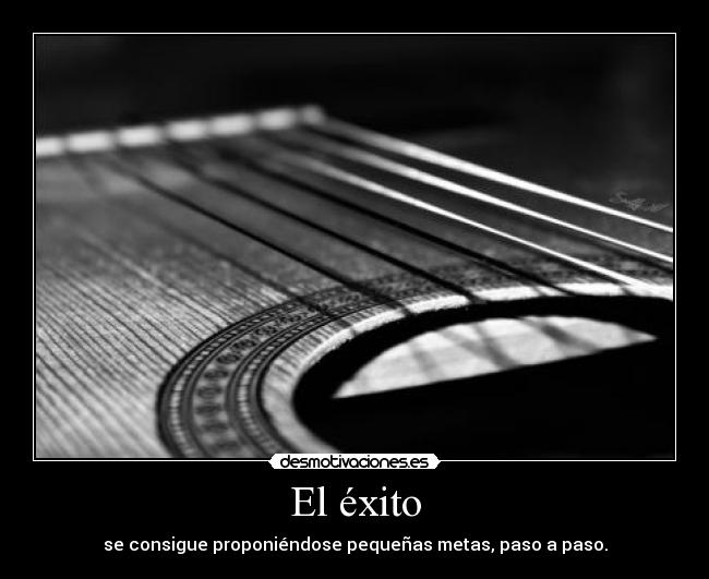 El éxito -