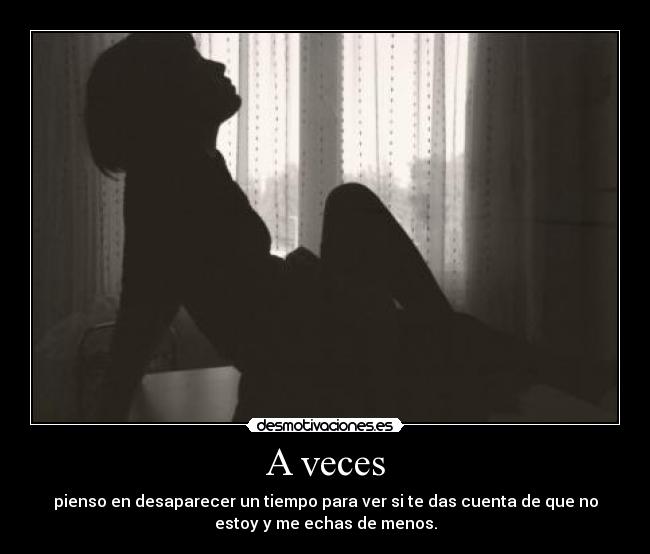 A veces -