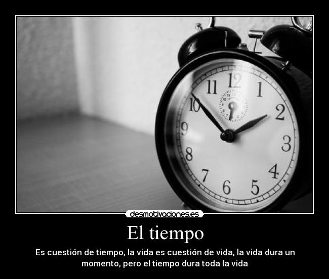 El tiempo -