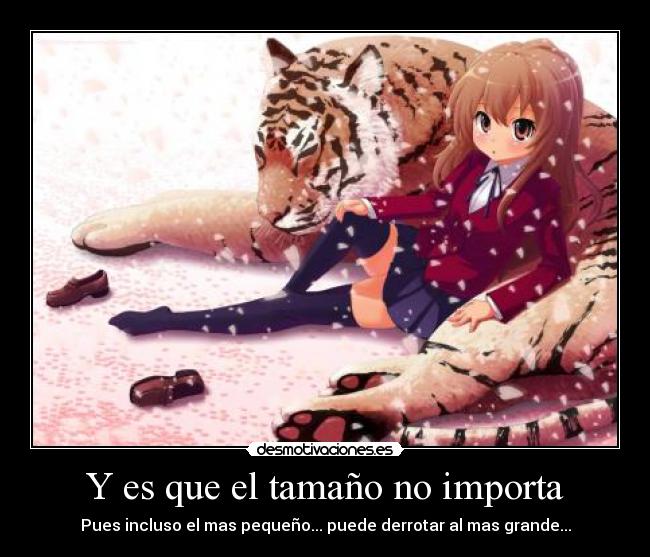 carteles tenori taiga toradora anime darkkonnan tigre desmotivaciones