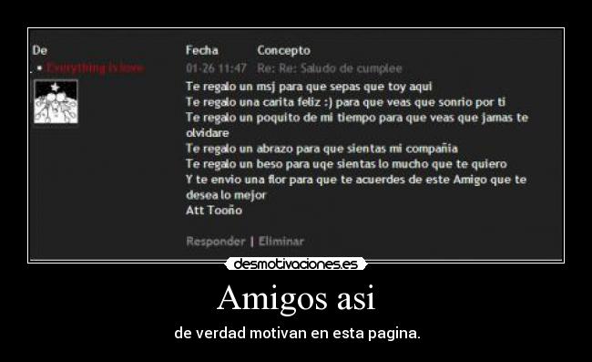 Amigos asi - de verdad motivan en esta pagina.