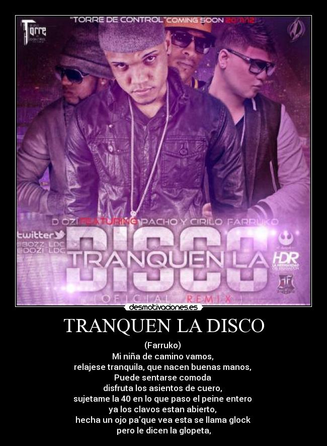 TRANQUEN LA DISCO -