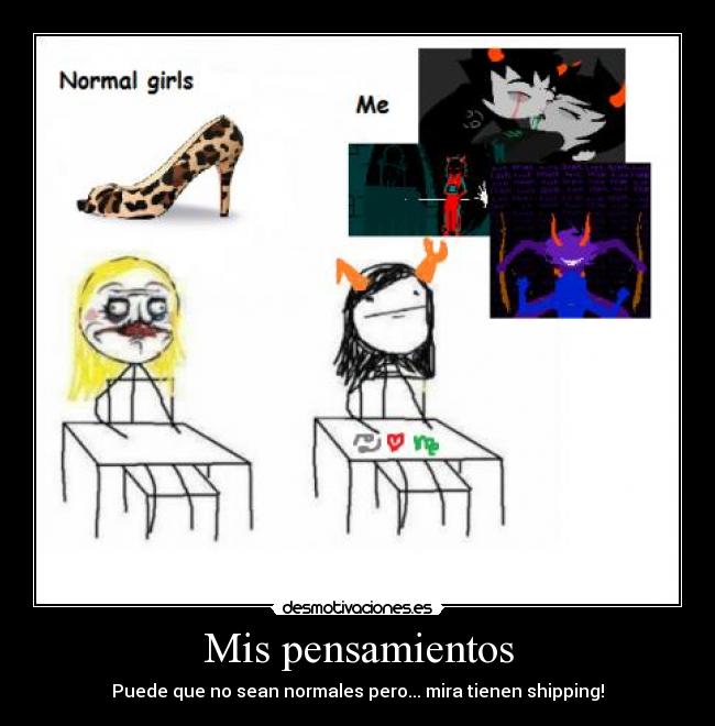 Mis pensamientos - Puede que no sean normales pero... mira tienen shipping!
