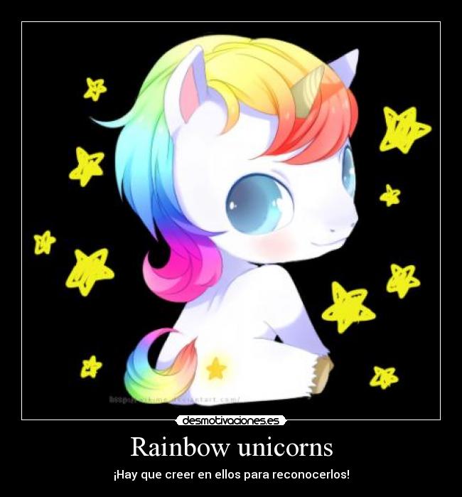 Rainbow unicorns -