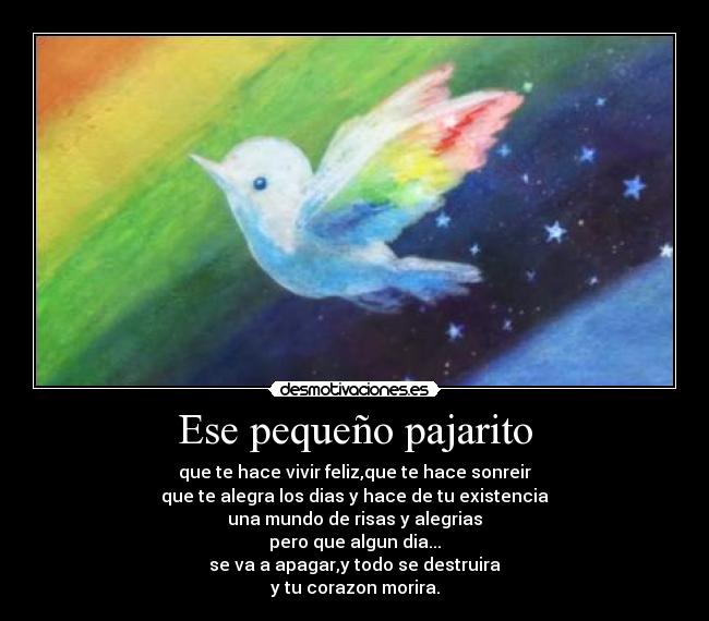 carteles pajarito desmotivaciones