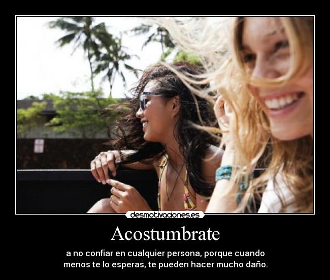 Acostumbrate - 